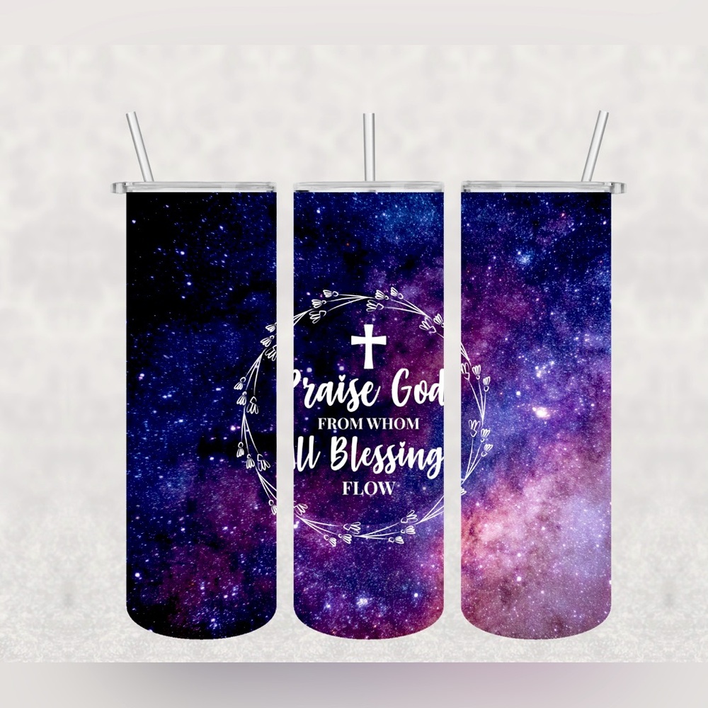 Praise God tumbler
